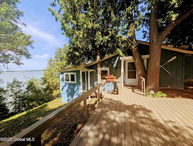 17 Old Port Way, Crown Point, NY 12928 - view of wooden deck