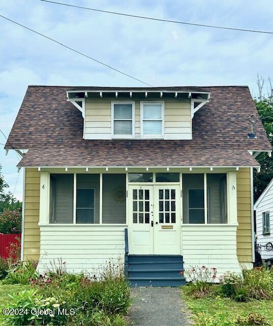 view of bungalow-style home