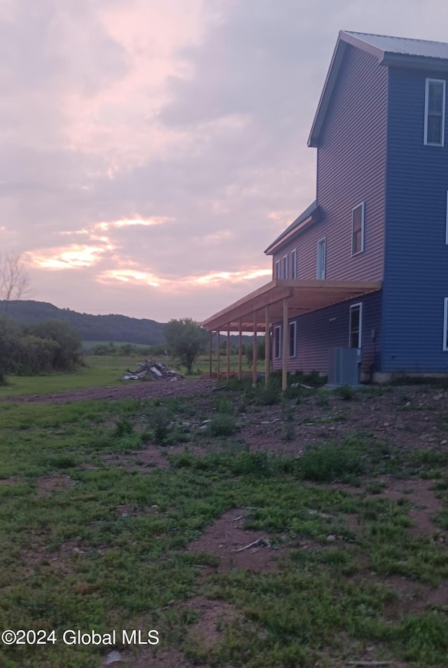 791 Salt Springville Rd, Minden, NY 13339 - view of yard at dusk