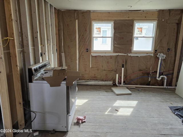 interior space featuring washer / clothes dryer