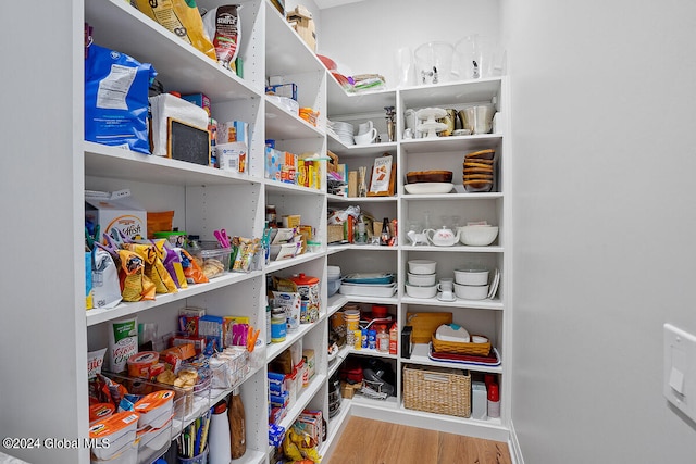 view of pantry