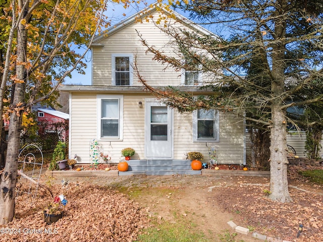 view of front of home