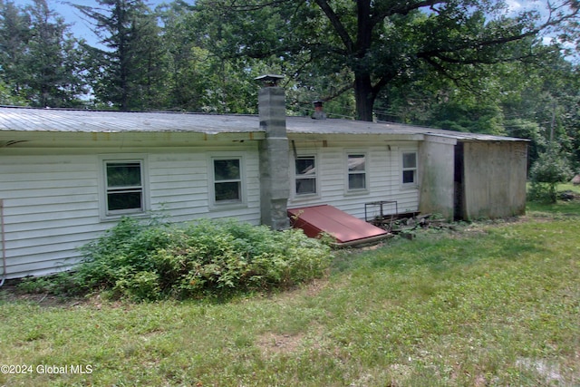 view of back of property