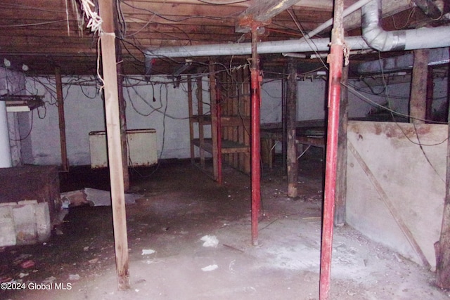 view of basement