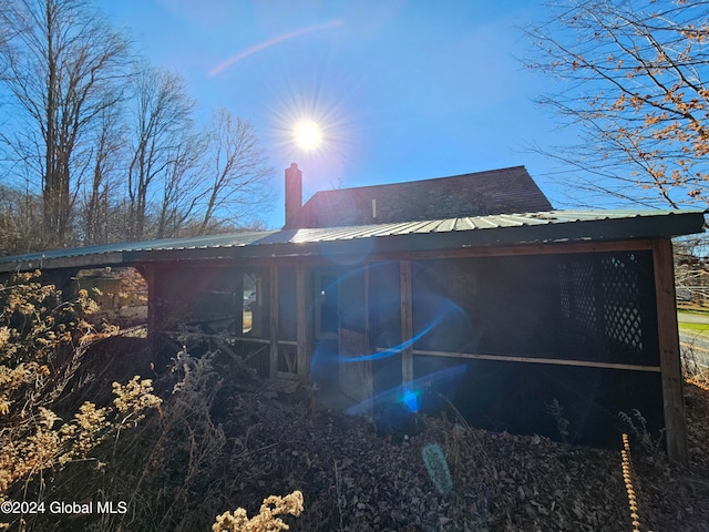 view of rear view of house