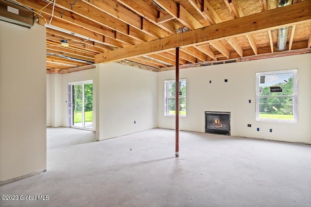 view of unfurnished living room