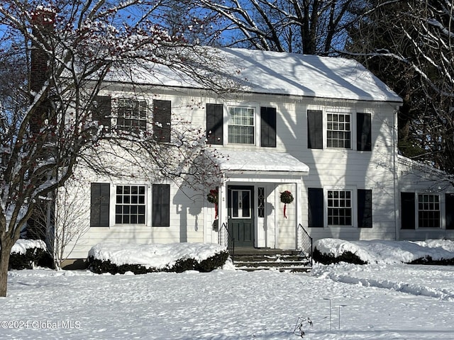 view of colonial house