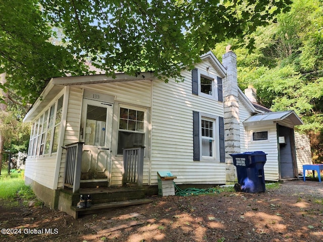 view of front of home