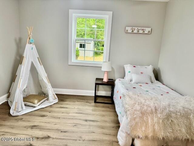 26 N 2nd Ave, Broadalbin, NY 12025 - bedroom with baseboards and wood finished floors
