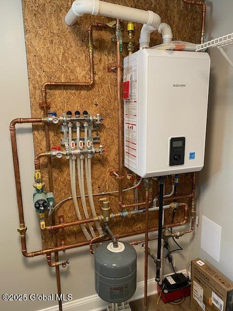 26 N 2nd Ave, Broadalbin, NY 12025 - utility room featuring water heater