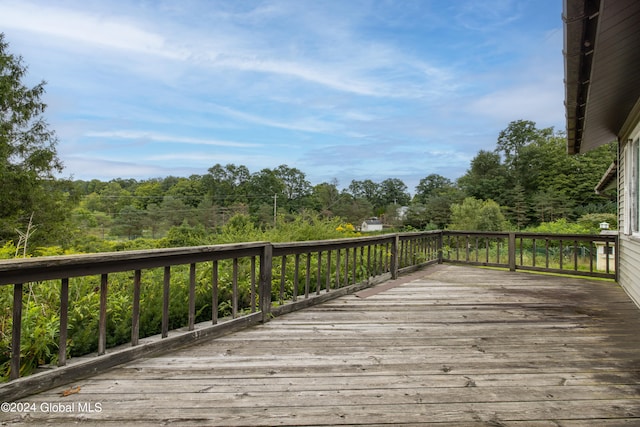 view of deck