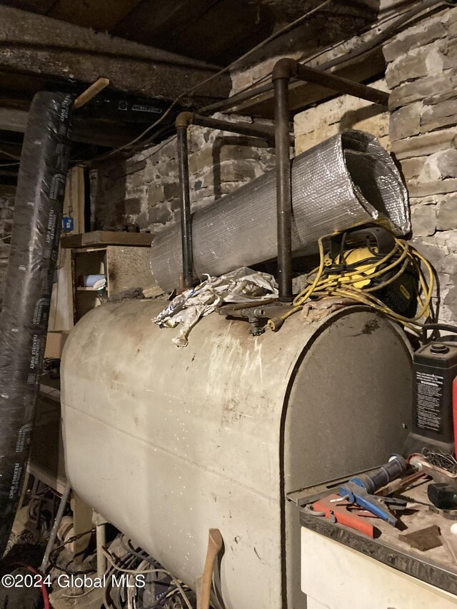 view of utility room