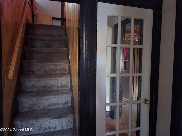 view of staircase