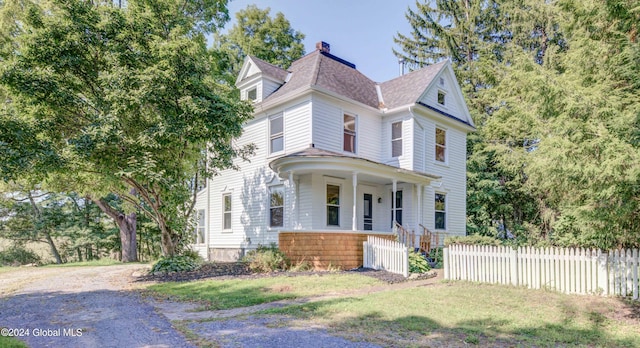 victorian home with a porch