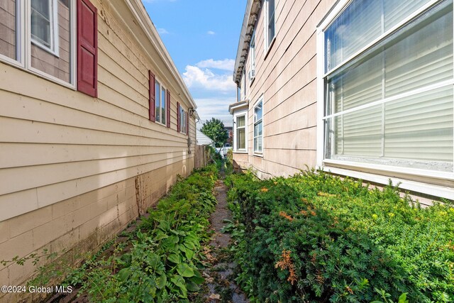 view of side of property