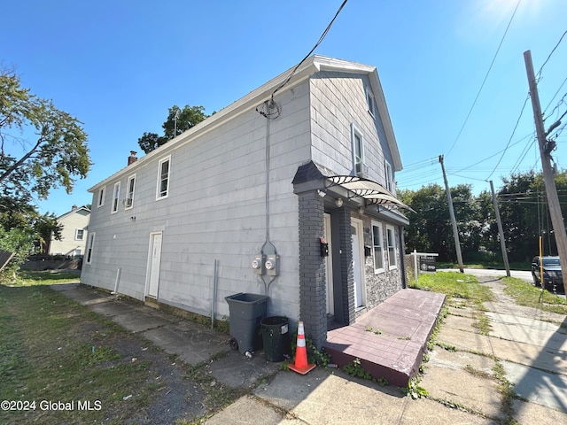 view of side of home