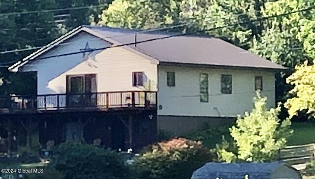 view of rear view of house