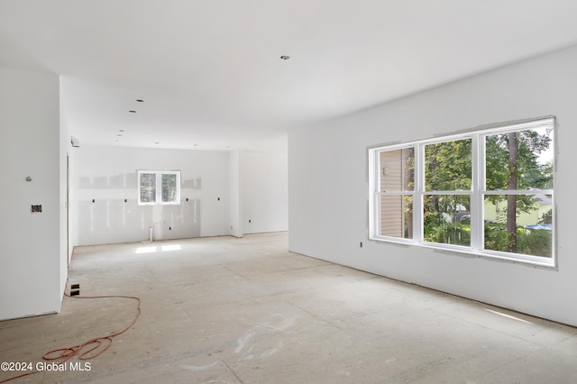 view of unfurnished living room