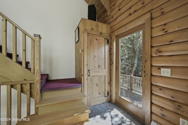 135 Sparrowhawk Lake Rd, Maryland, NY 12155 - interior space featuring vaulted ceiling