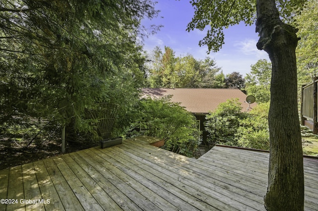 135 Sparrowhawk Lake Rd, Maryland, NY 12155 - view of wooden deck