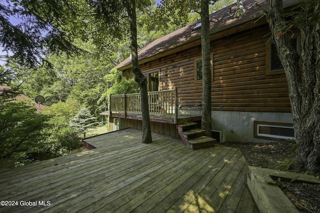 135 Sparrowhawk Lake Rd, Maryland, NY 12155 - view of deck