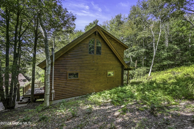 135 Sparrowhawk Lake Rd, Maryland, NY 12155 - view of side of home