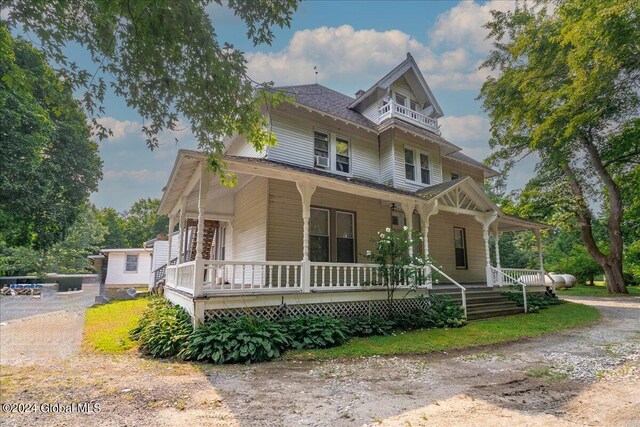 victorian home with a porch