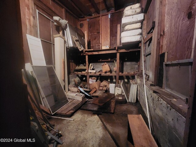 miscellaneous room featuring concrete flooring