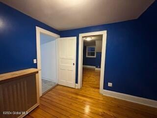 interior space featuring light wood-type flooring