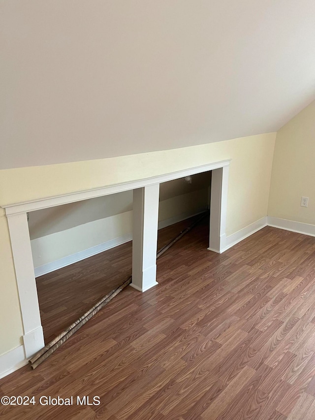 interior details with hardwood / wood-style flooring