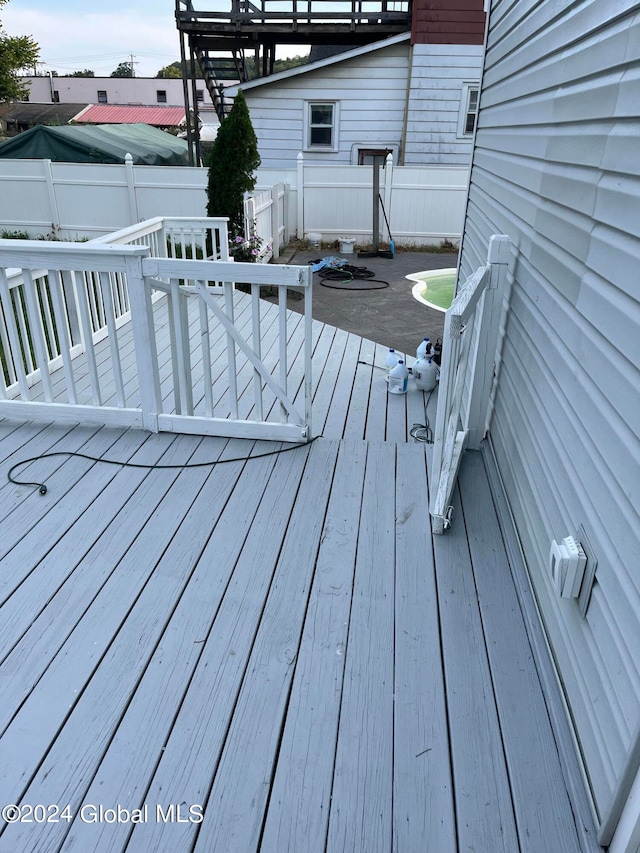 view of deck