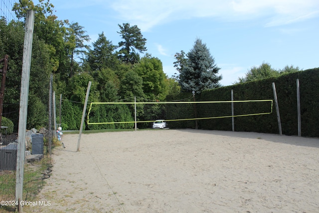 view of property's community with volleyball court