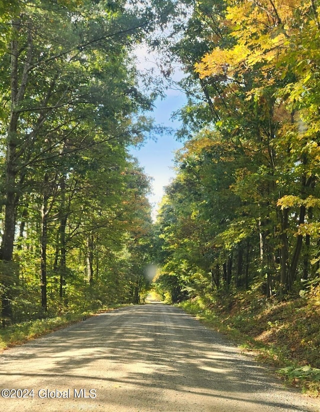 view of road