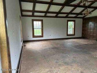L42.2 Gabryszewski Rd, Saint Johnsville, NY 13452 - spare room with lofted ceiling with beams