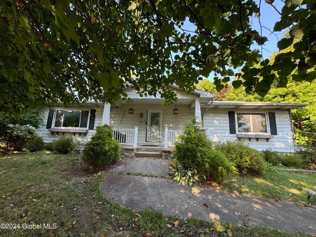 417 Albany-Shaker Rd, Colonie, NY 12211 - view of front of home featuring covered porch