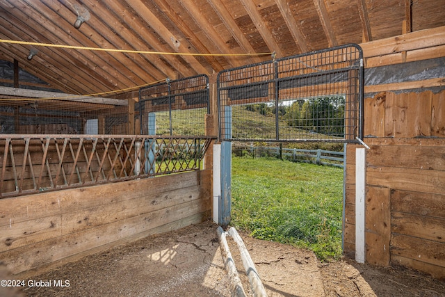 view of stable