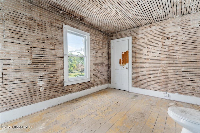 interior space with light hardwood / wood-style floors