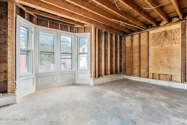 misc room featuring concrete floors