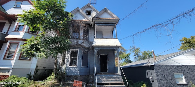 view of victorian home