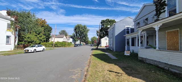 view of road