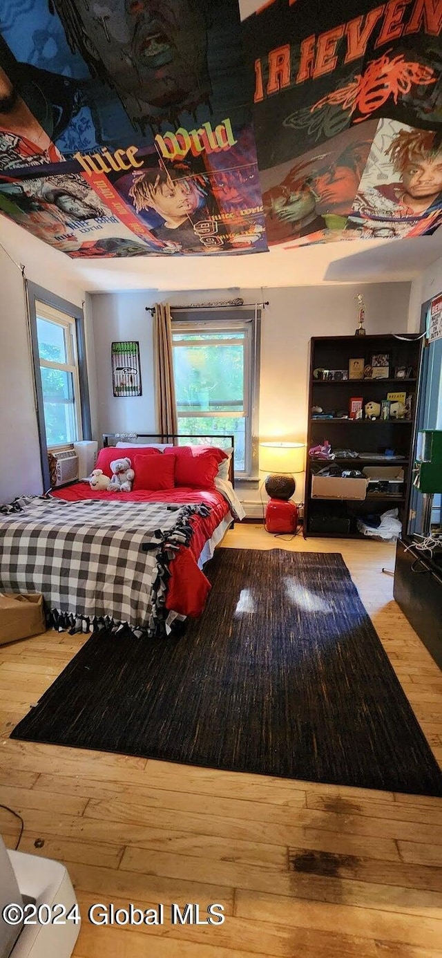 interior space featuring hardwood / wood-style flooring