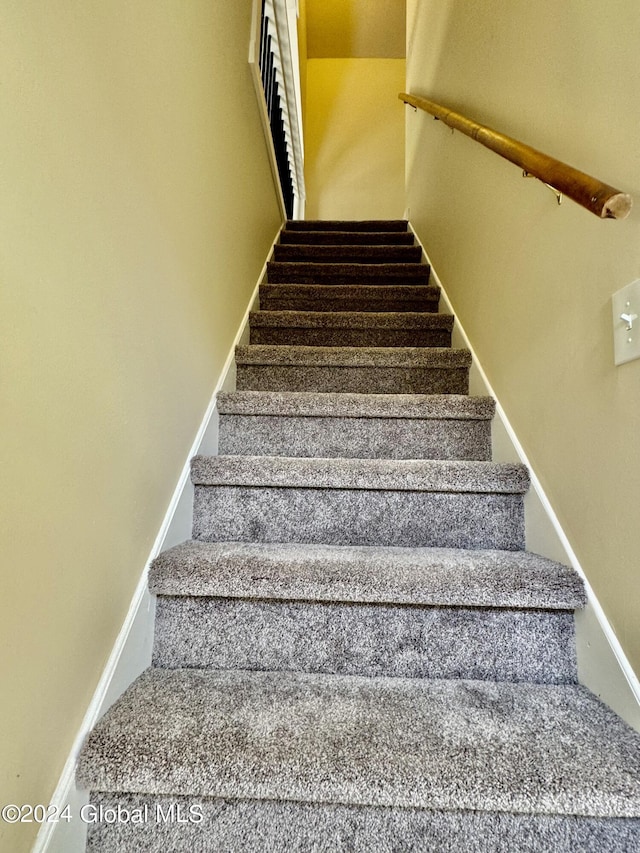 view of stairs