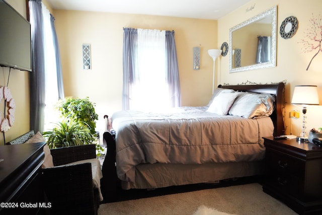 bedroom featuring carpet flooring