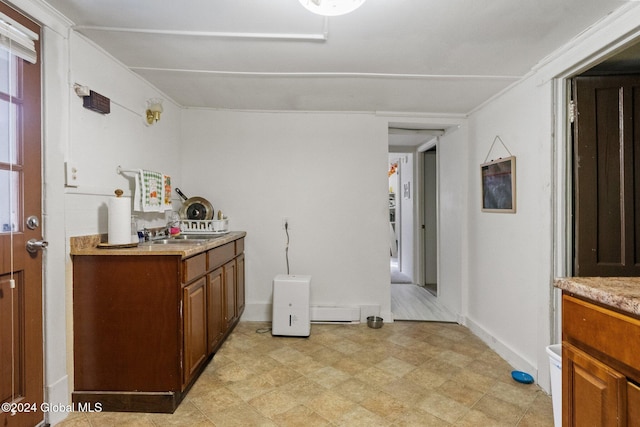 kitchen featuring sink