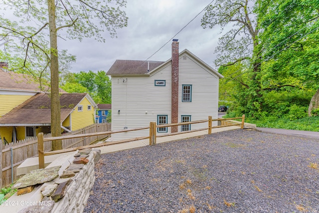 view of rear view of house