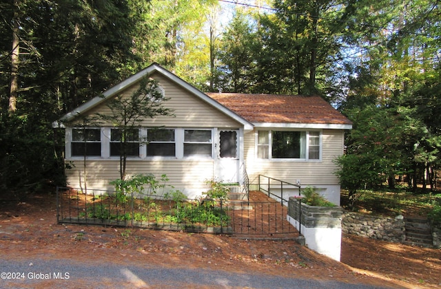 view of front of home