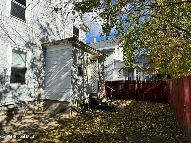 view of home's exterior