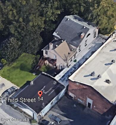 54 3rd St, Waterford, NY 12188 - aerial view of property and surrounding area