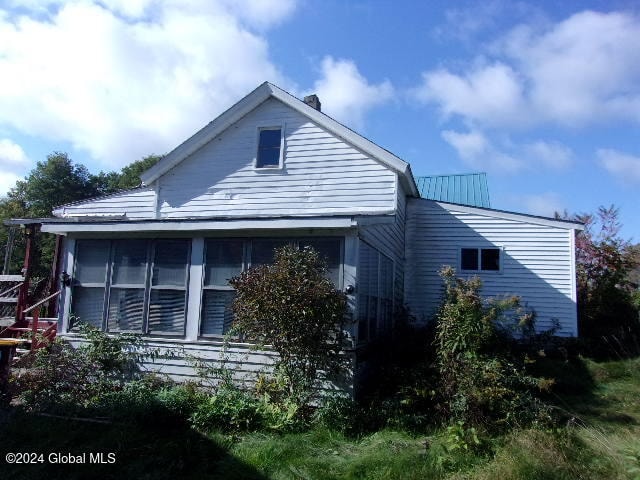 view of back of property