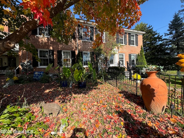 view of colonial-style house